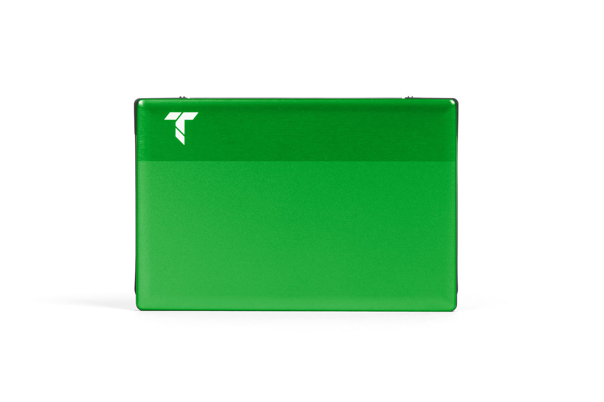 TravelCard Plus portable charger in Irish Green