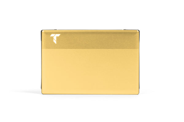 TravelCard Plus portable charger in Mellow Yellow
