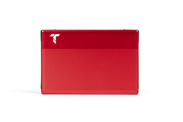 TravelCard Plus portable charger in Red